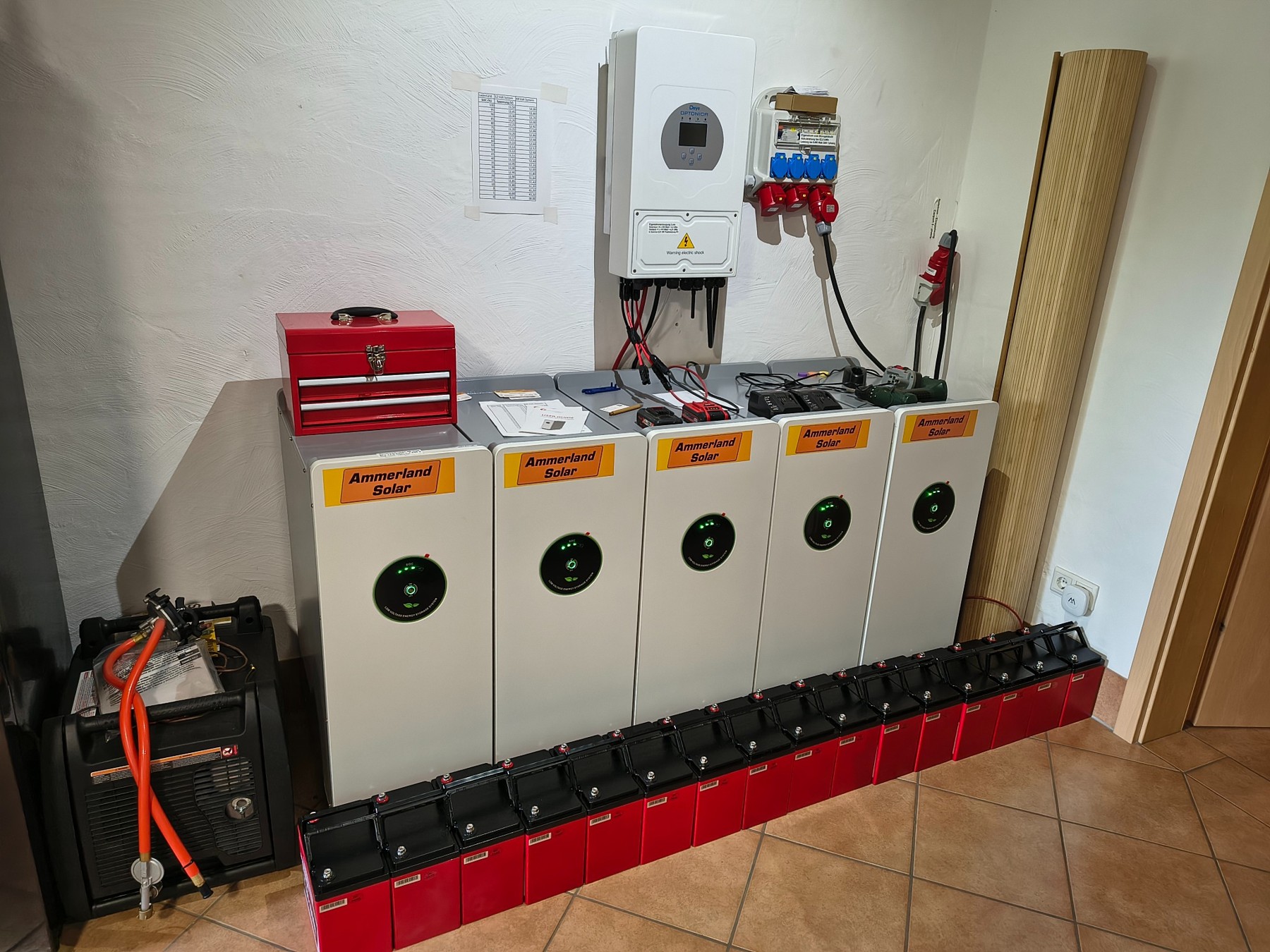 LiFePO4 Batteriearray